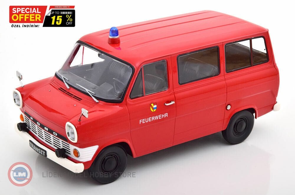 1:18 1965 Ford Transit Bus Feuerwehr