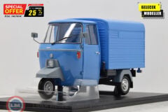 1:18 Mitica Piaggio APE P501 VAN closed - Triporter & SHOWCASE