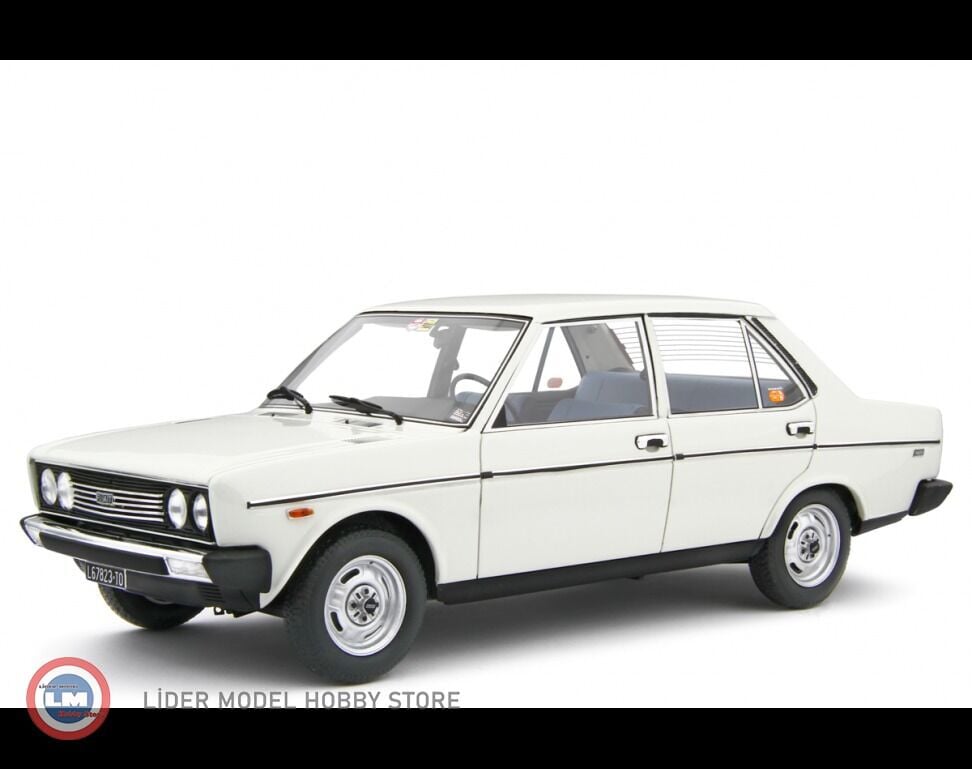 1:18 Laudo Racing 1974 Fiat 131 1600 Mirafiori Special White