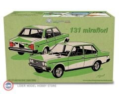 1:18 Laudo Racing 1974 Fiat 131 1600 Mirafiori Special White