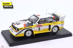 1:24 Atlas Audi S1 Quattro #5 - Winner Rallye SanRemo 1985 - RöhrlGeistdörfer