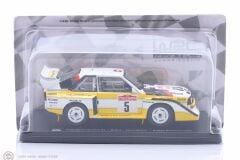 1:24 Atlas Audi S1 Quattro #5 - Winner Rallye SanRemo 1985 - RöhrlGeistdörfer