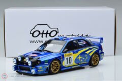 1:18 2002 Subaru Impreza #10 WRC RALLY MONTE CARLO