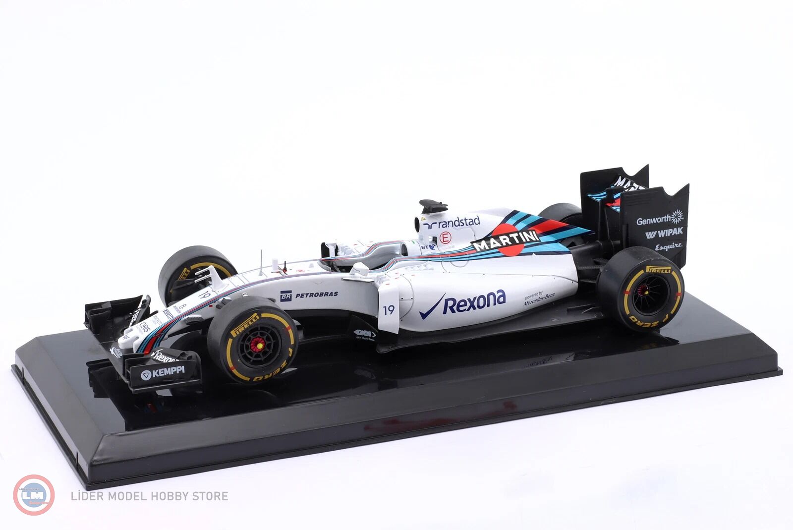 1:24 Atlas Williams FW37 #19 F. Massa  3rd Italien GP Formula 1 2015