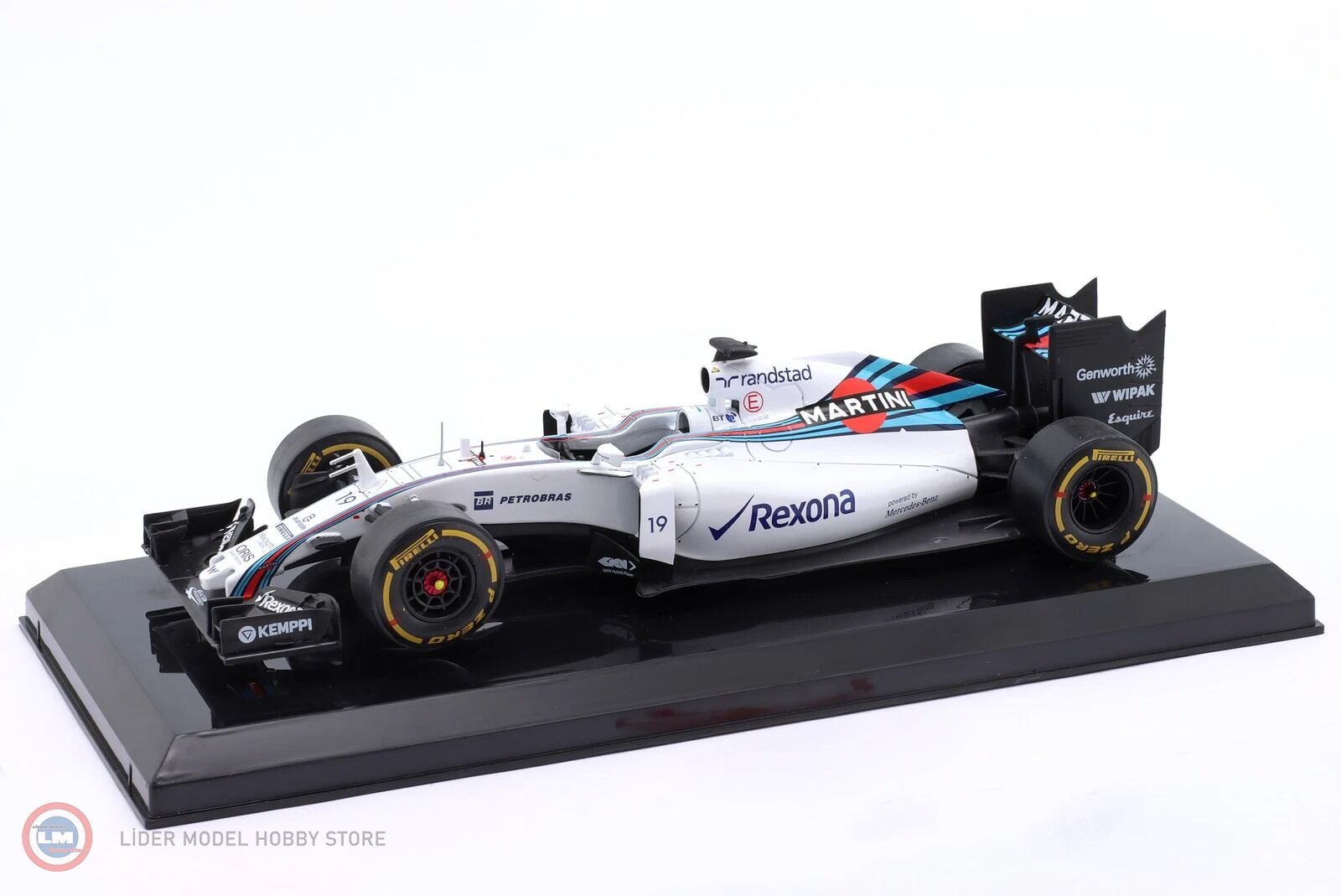 1:24 Atlas Williams FW37 #19 F. Massa  3rd Italien GP Formula 1 2015