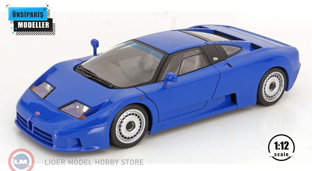 1:12 KK Scale 1991 Bugatti EB 110 KKDC120131  Bugatti EB110 1991 blue