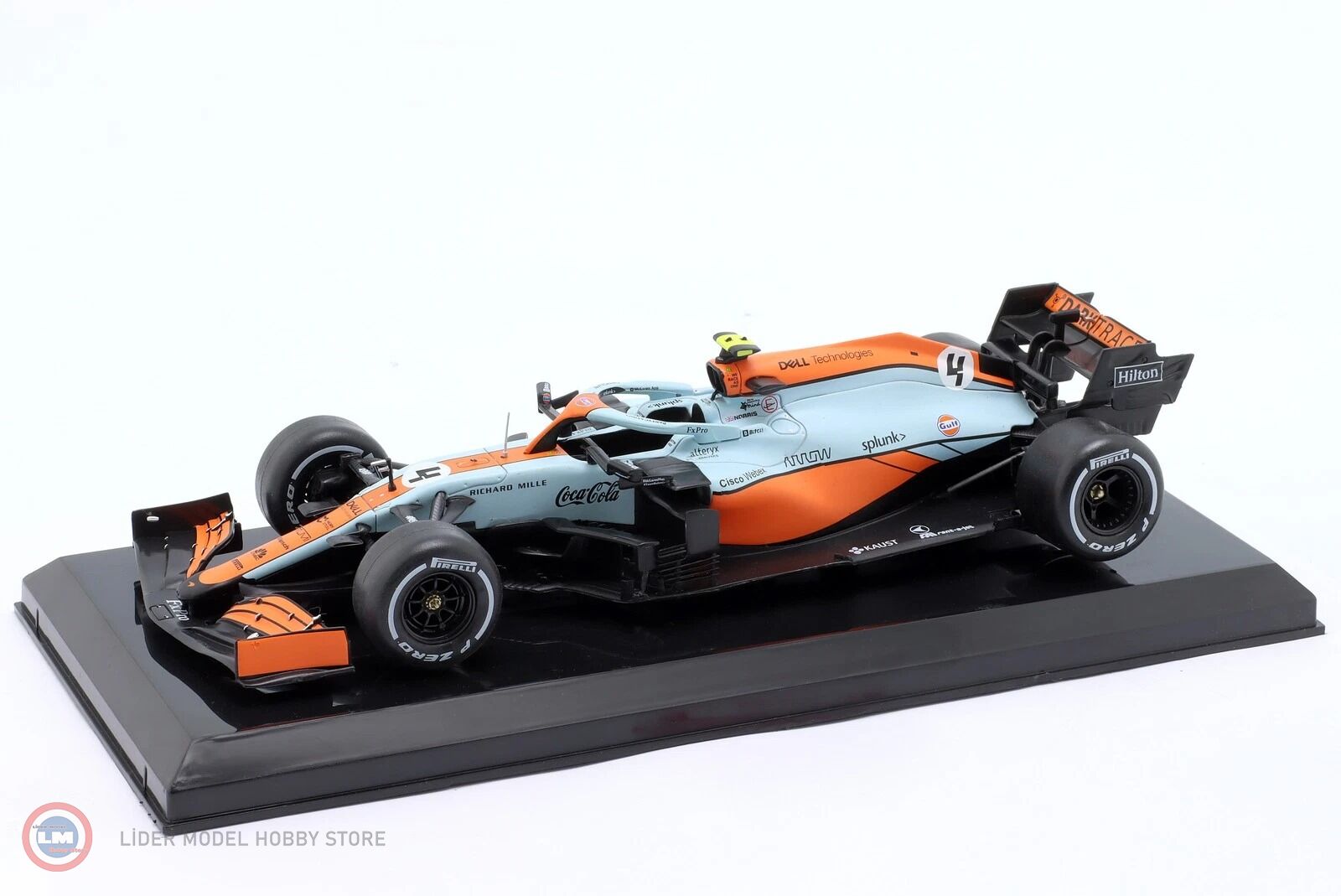 1:24 Atlas Mclaren MCL35M - #4 - Lando Norris - 3rd Monaco GP 2021 - Formula 1