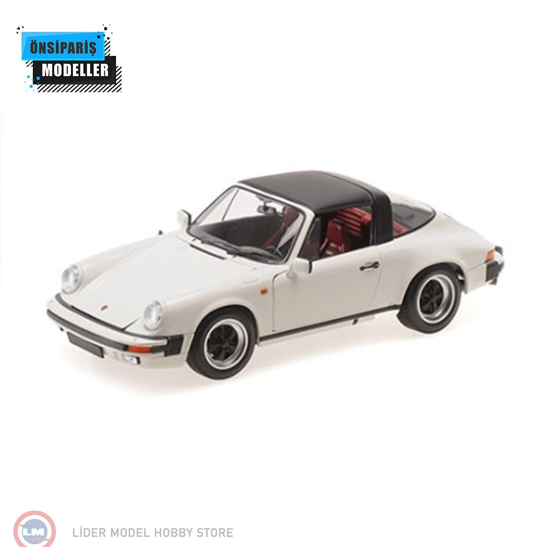 1:18 Porsche 911 Carrera Targa 1983 White