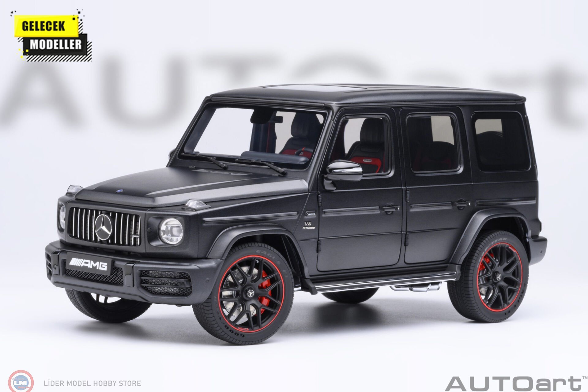1:18 Autoart 2019 MERCEDES BENZ AMG G63 - Night Black Magno
