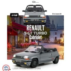 1:18 OTTO 1995 Renault 5 GT Turbo Cabriolet Gris Tungstene