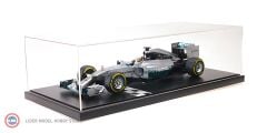 1:12 Minichamps 2014 Mercedes Benz Formula 1 W05 AMG Petronas #44 World Champion Season Lewis Hamilton With Showcase