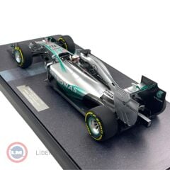 1:12 Minichamps 2014 Mercedes Benz Formula 1 W05 AMG Petronas #44 World Champion Season Lewis Hamilton With Showcase