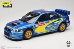 1:12 OTTO 2002 Subaru Impreza S9 WRC Rally of Wales Solberg #7