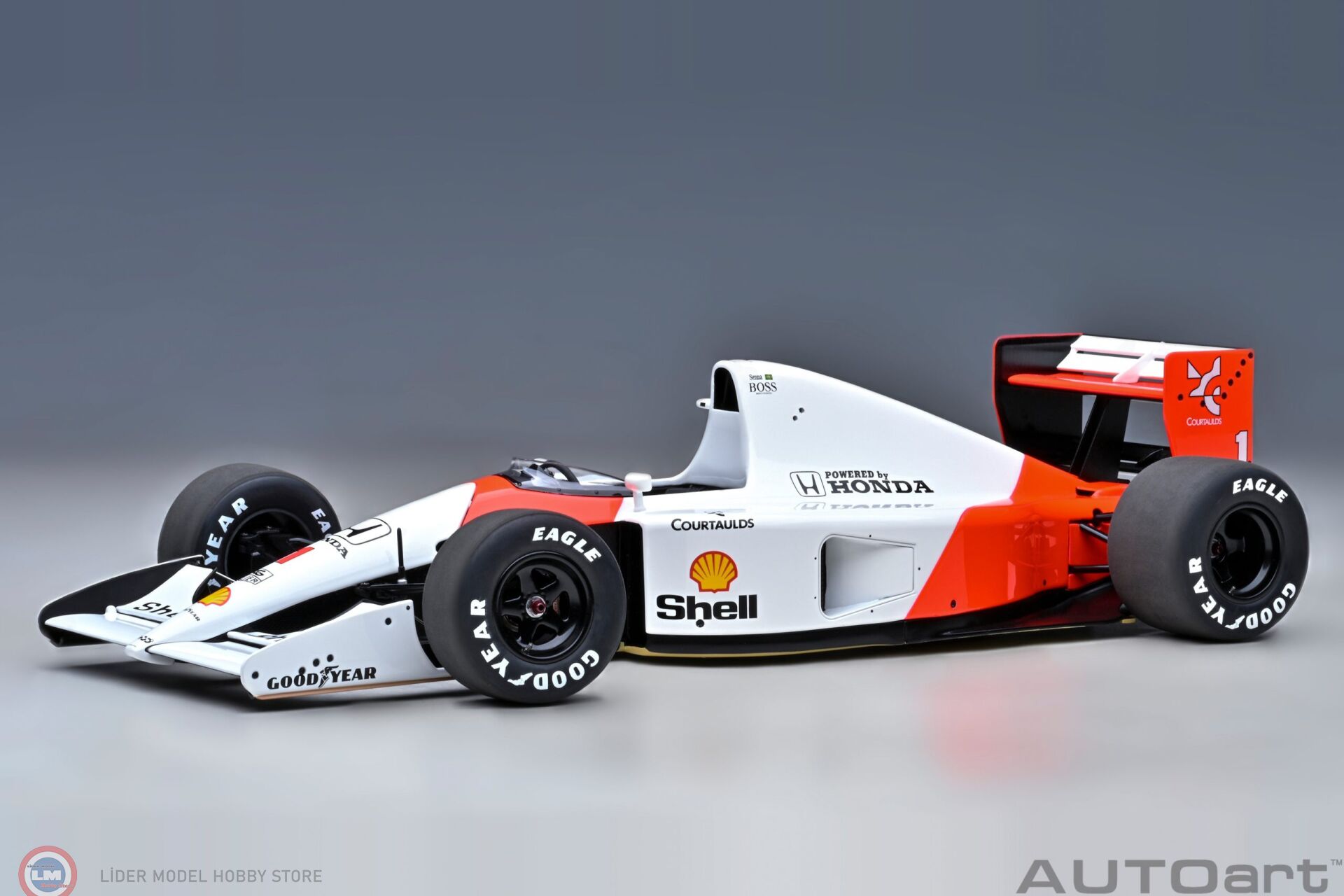 1:18 Autoart 1991 Mclaren Honda MP46 No1 A.Senna #1 JAPANESE GP