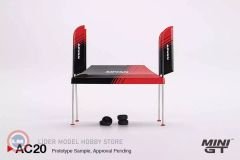 1:64 Mini GT 2023 PADDOCK SERVICE TENT SET