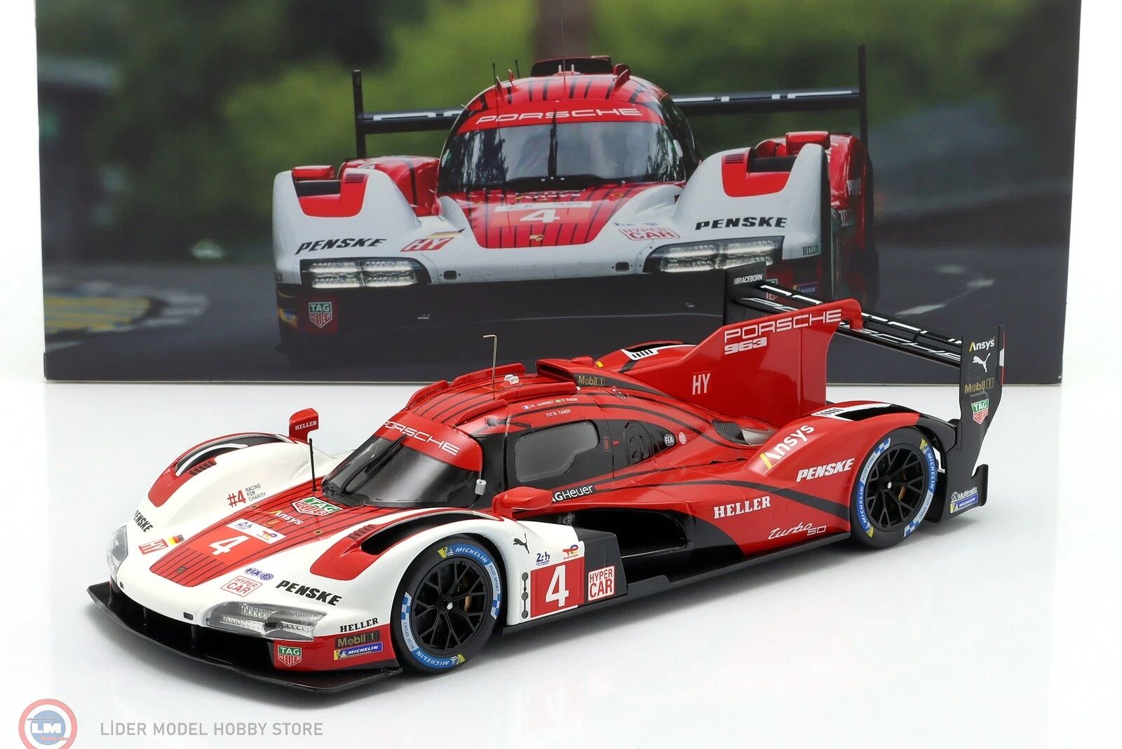 1:18 IXO Porsche 963 #4 24h LeMans 2024 Porsche Penske Motorsport
