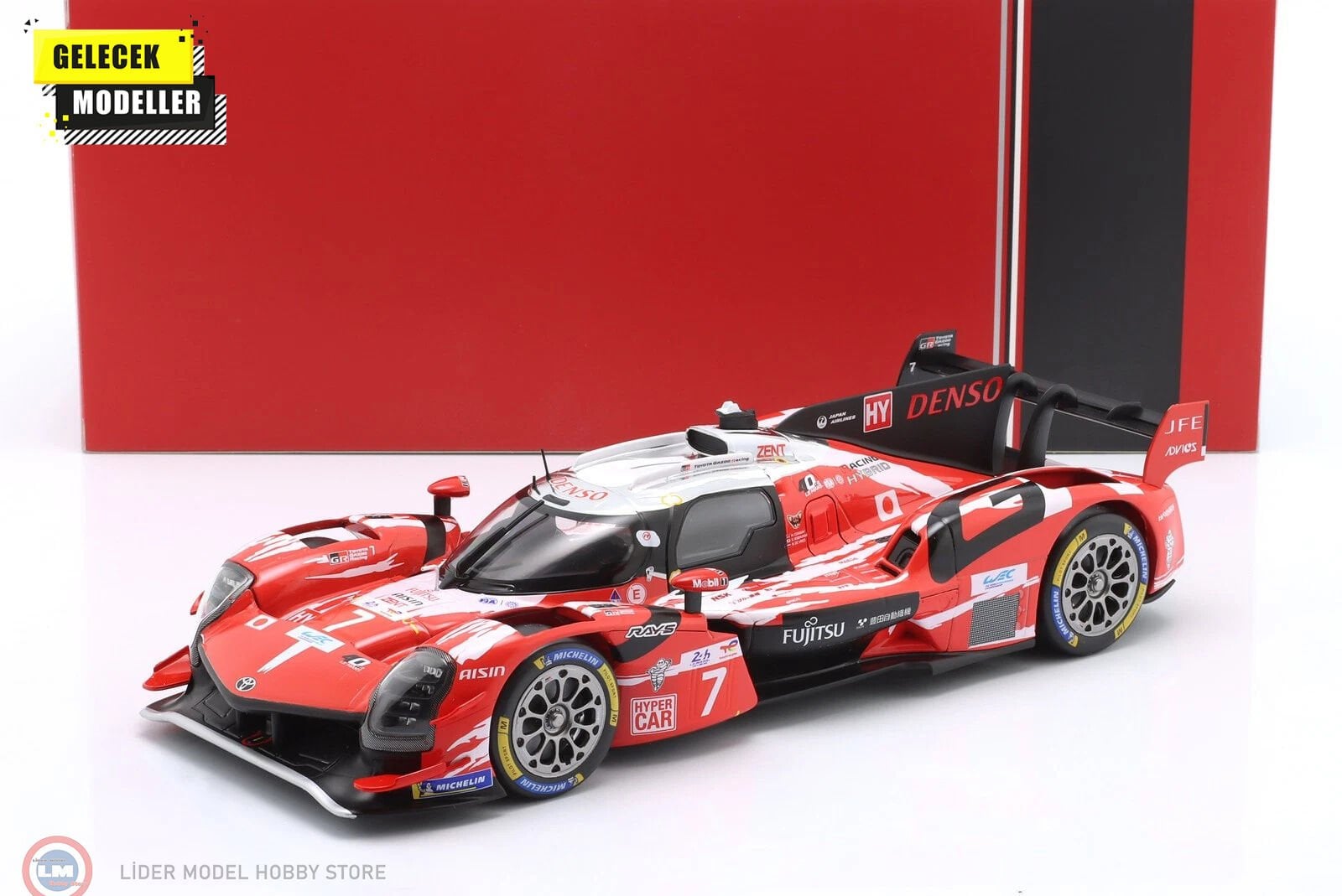 1:18 IXO Toyota GR010 Hybrid #7 - 5th 24h LeMans 2025 Toyota Gazoo Racing