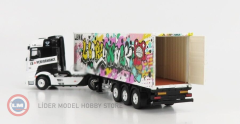 1:64 Mercedes Benz Actros With 40FT Container LBWK Kuma Graffiti