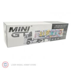 Mini GT - 1:64 Mercedes Benz Actros With 40FT Container LBWK Kuma
