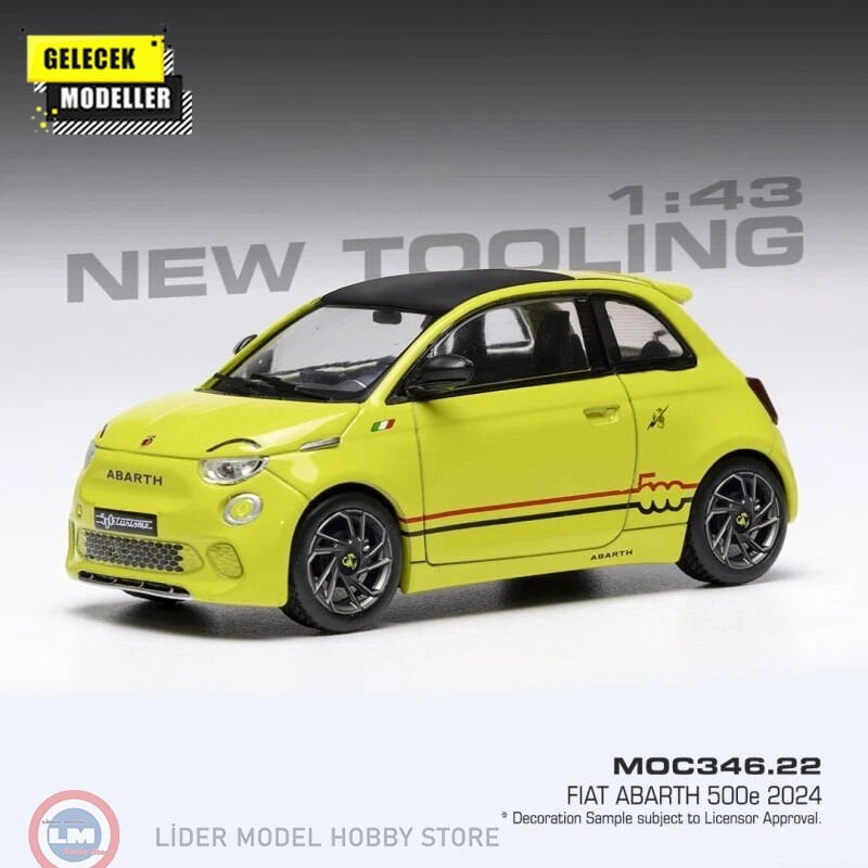 1:43 IXO 2024 Fiat 500e Abarth