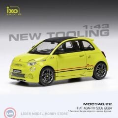 1:43 IXO 2024 Fiat 500e Abarth