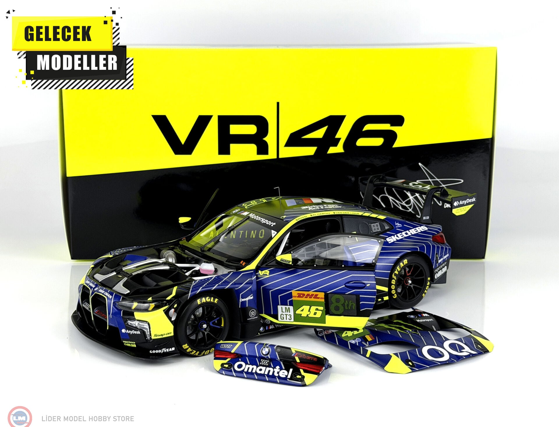 1:18 Minichamps BMW M4 GT3 EVO #46 TEAM WRT - 1812KM QATAR 2025