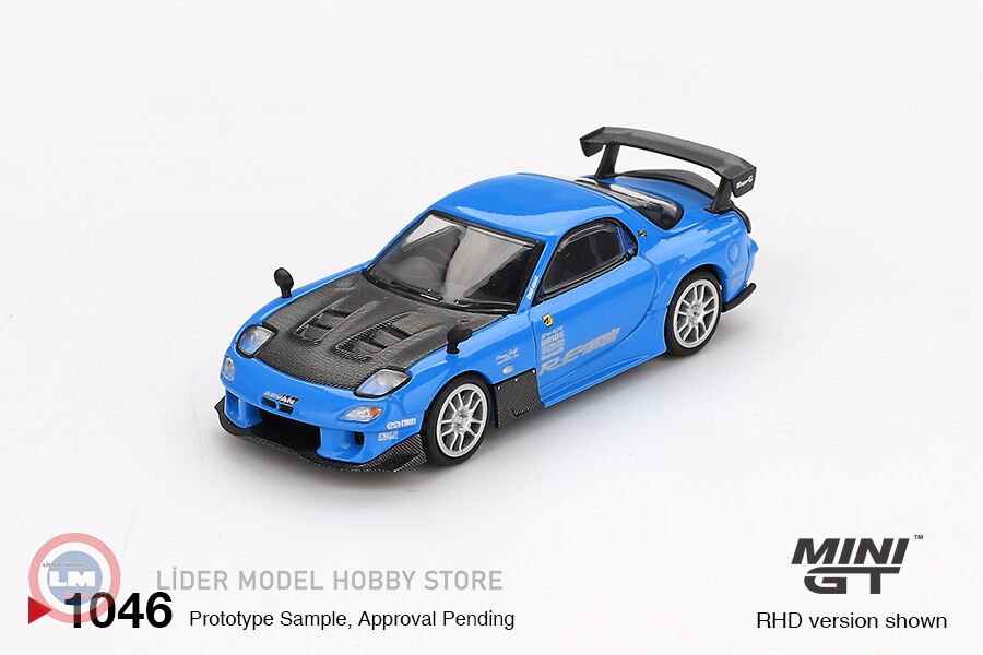 Mini GT - 1:64 Mini GT 2002 Mazda RX-7 RE-Amemiya 20B NA 3ROTOR-7