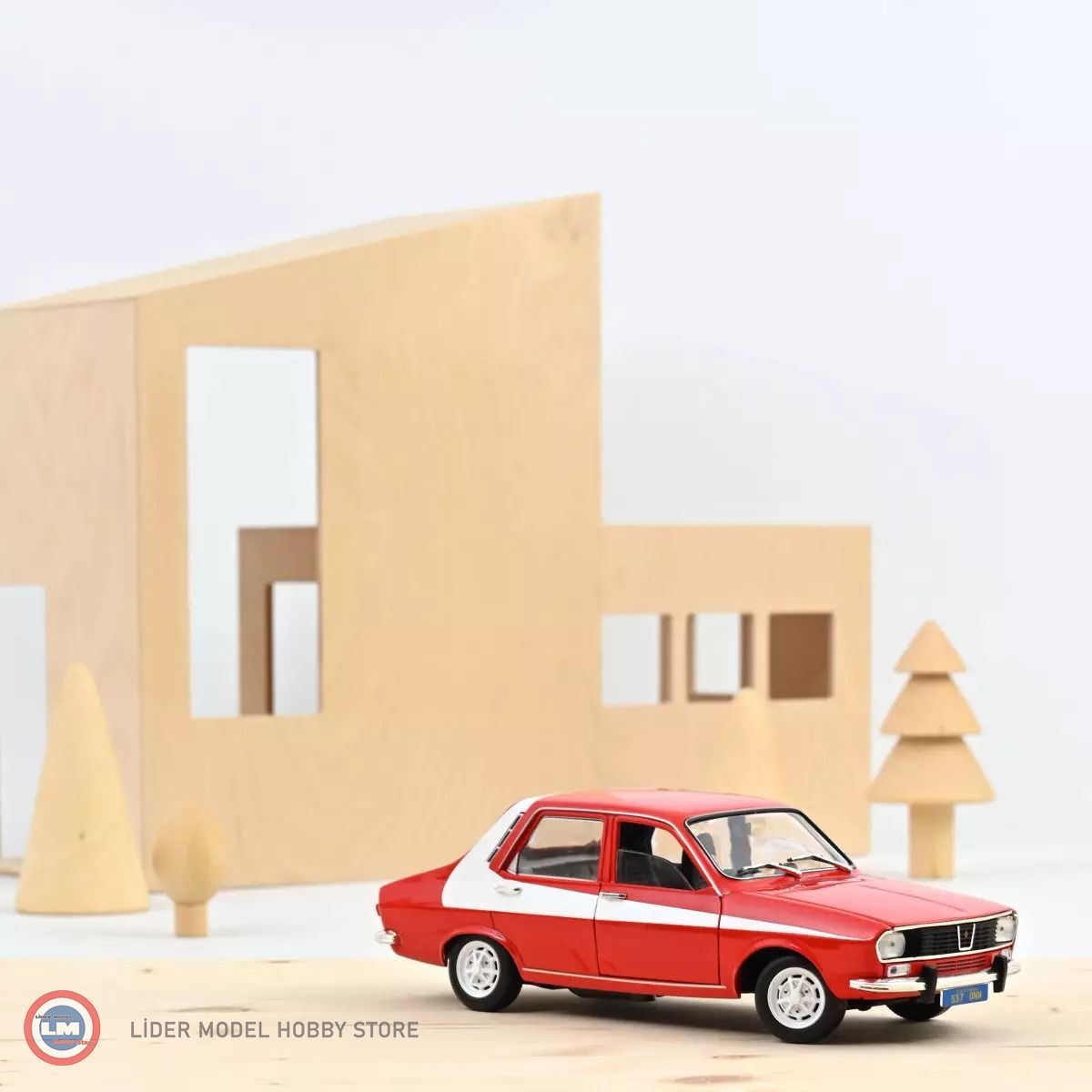 Norev - 1:18 Norev 1975 Renault 12 TS Rouge // 300 Limitli - 5.628