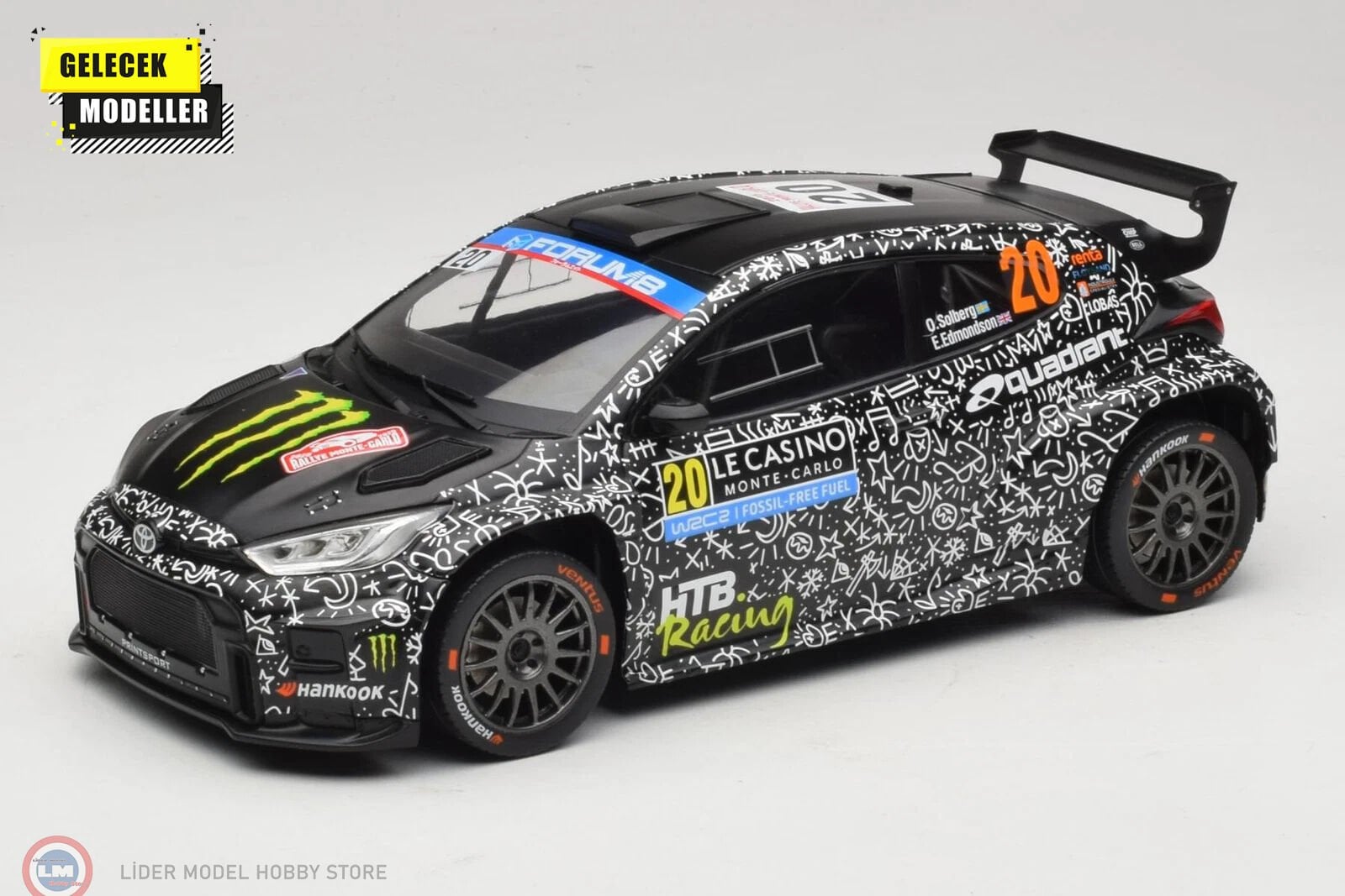 1:18 IXO Toyota GR Yaris Rally2  #20, WRC, Rally Monte Carlo, 2025