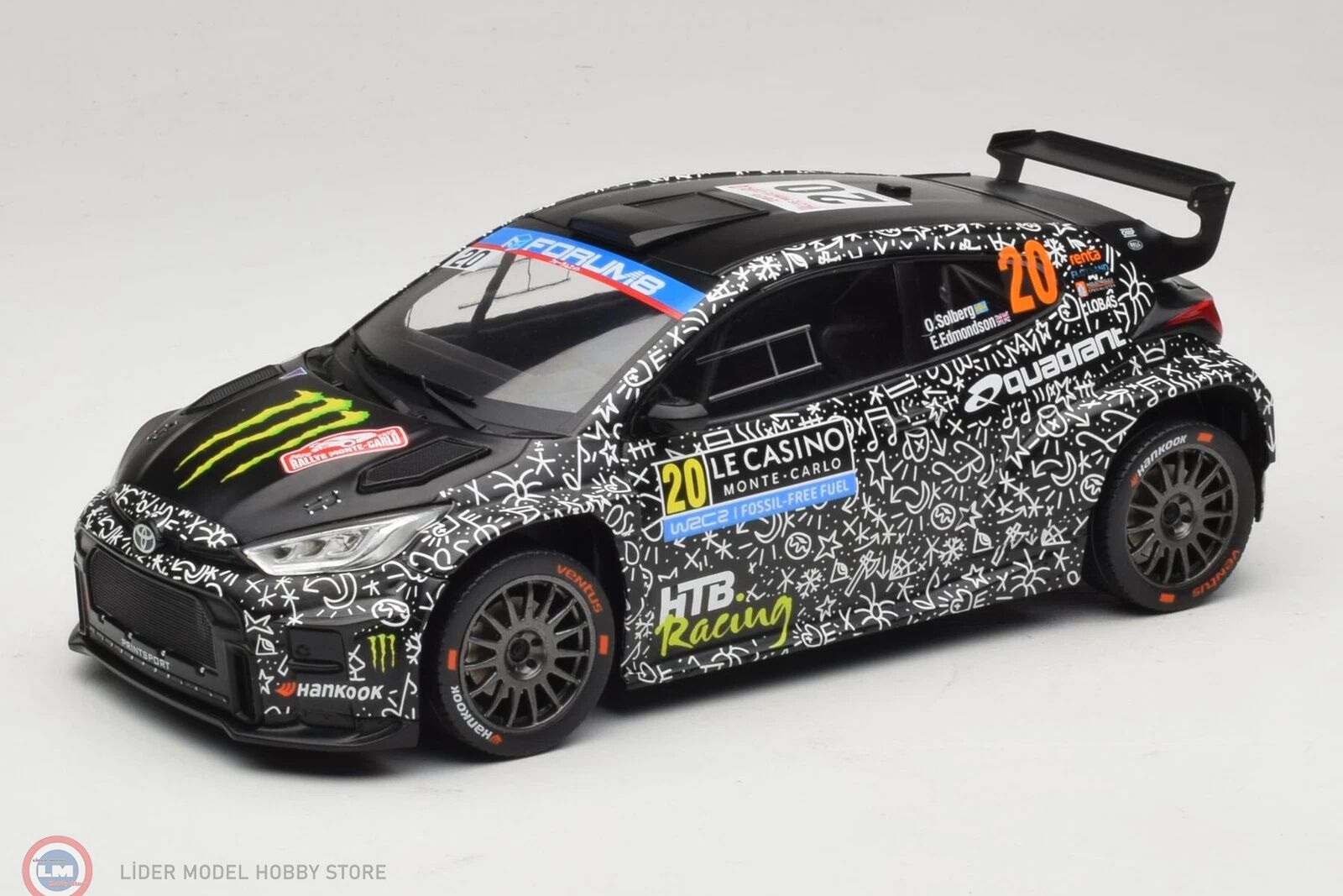 IXO - 1:18 IXO Toyota GR Yaris Rally2 #20, WRC, Rally Monte Carlo