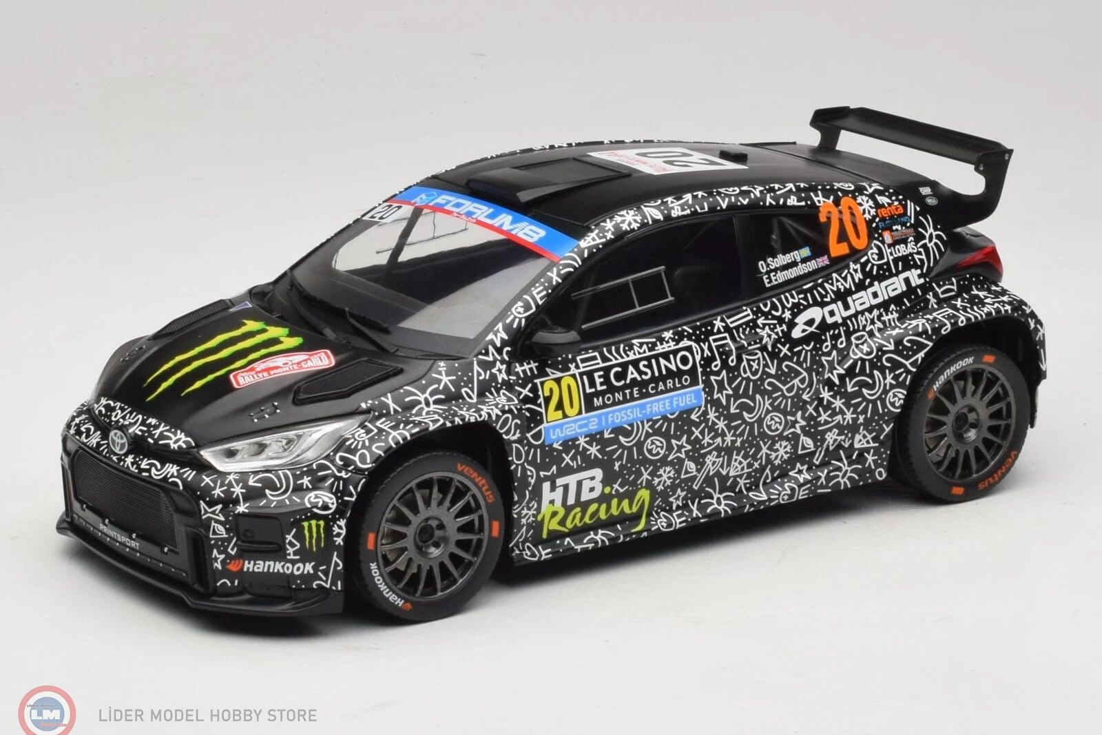 1:18 IXO Toyota GR Yaris Rally2  #20, WRC, Rally Monte Carlo, 2025