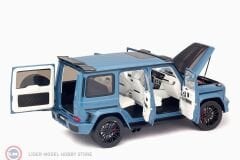 1:18 Almost Real 2020 Mercedes Benz G63 AMG Brabus 800 Porcelain Blue