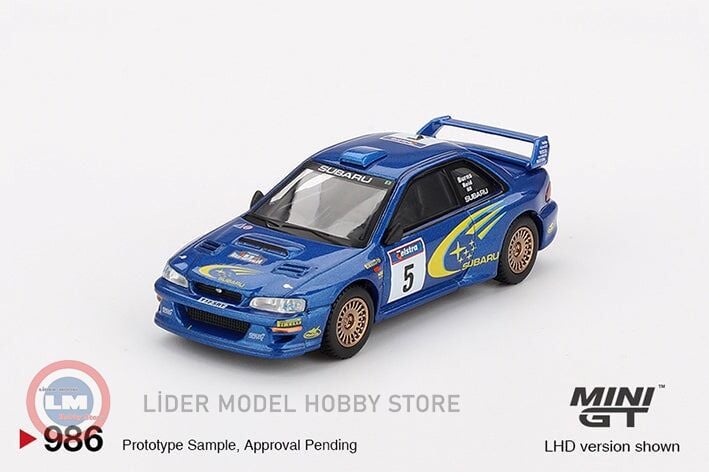 1:64 Mini GT 1999 Subaru IMPREZA WRC99 S5 N 5 WINNER RALLY AUSTRALIA