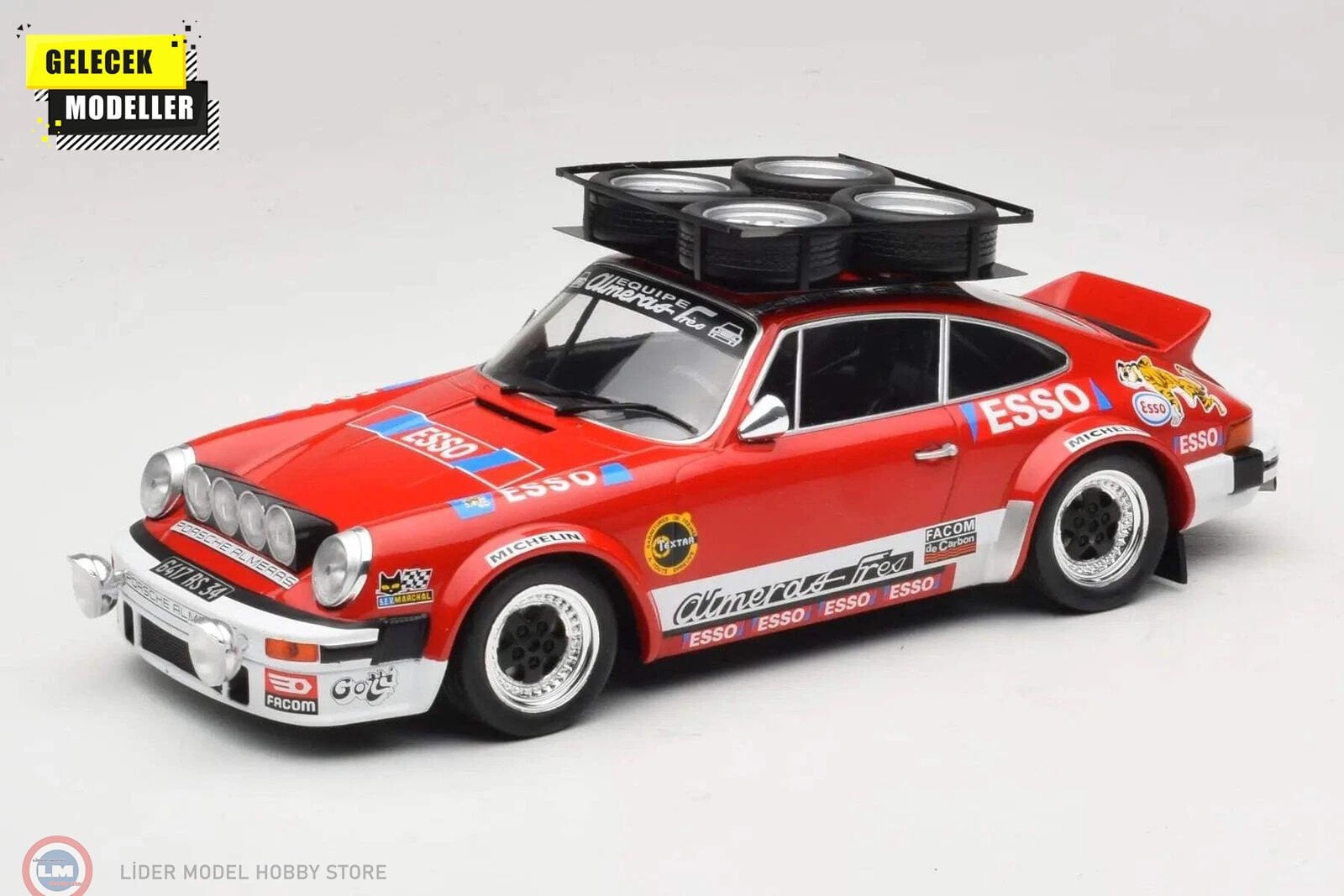 1:18 IXO 1980 Porsche 911 SC Gr.4 - Service Car Rally Monte Carlo